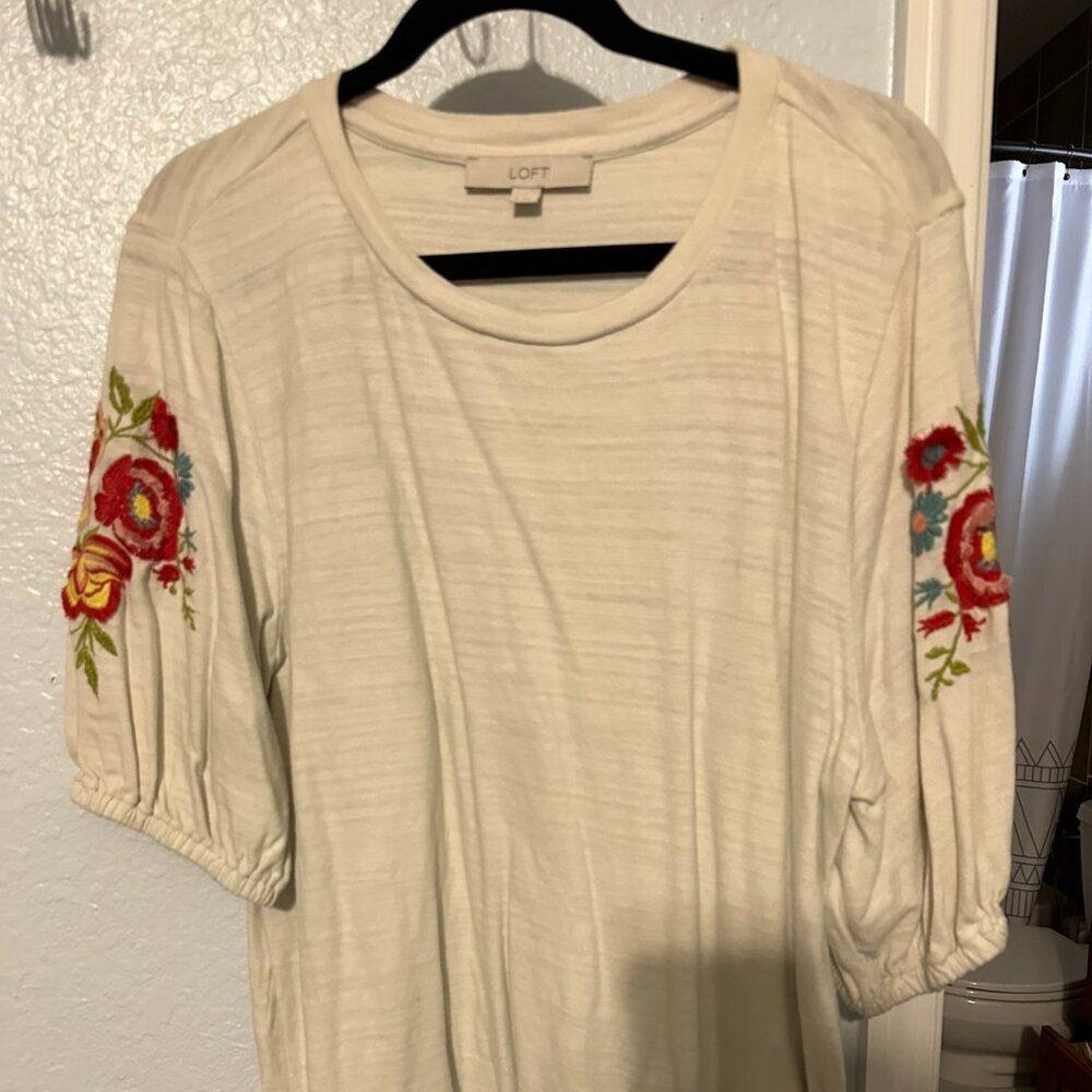 Loft Embroidered Blouse